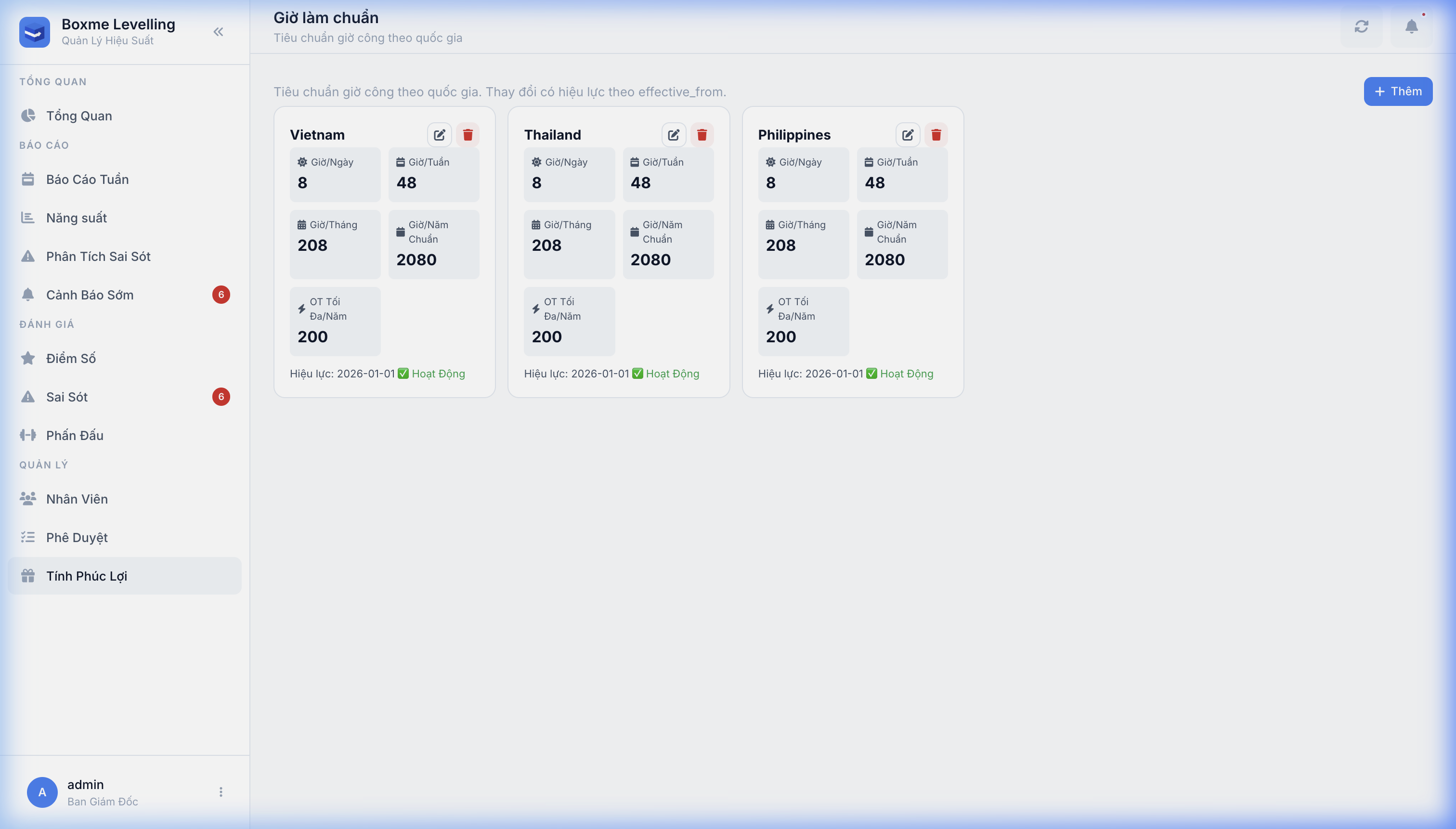 Trang Giờ Làm Chuẩn